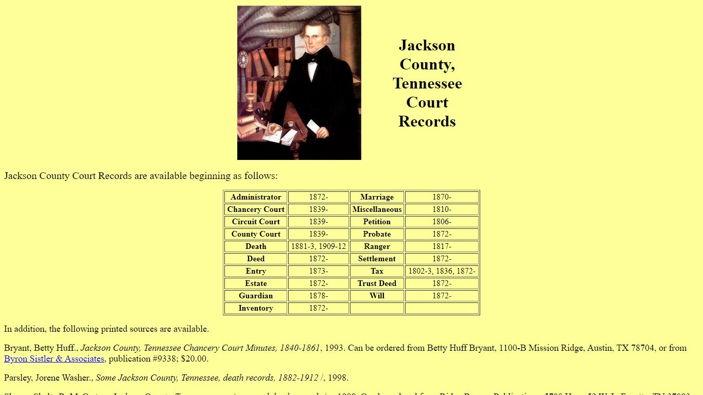 Jackson County, TN Court Records - TNGenWeb